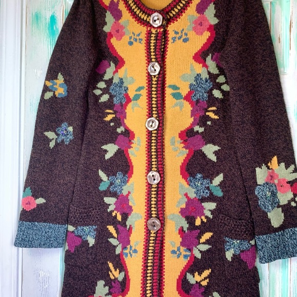 🌵Sparrow Anthropologie “Yellow Brick Road” Cardigan🌵 - Picture 4 of 11